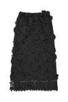Pomi Lace & Floral Appliqué Skirt