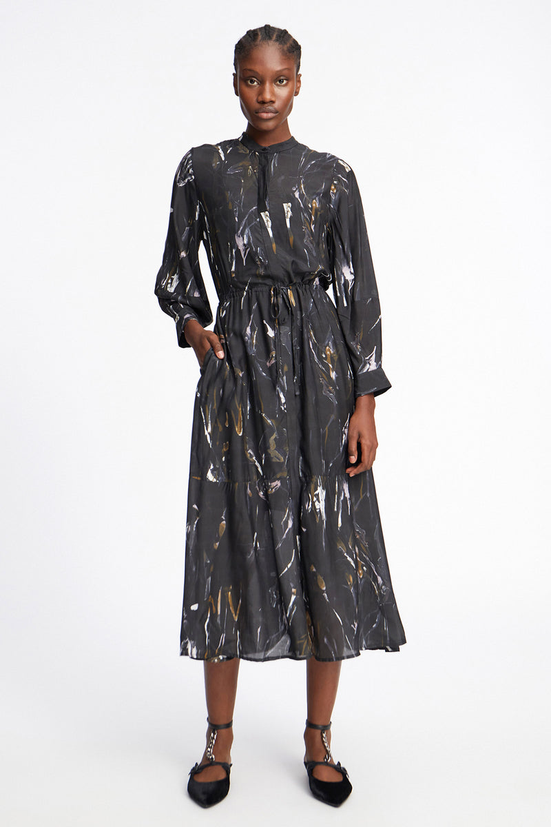 Portland Silk-Blended Dress