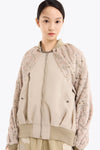 Camouflage Embroidered Military Blouson