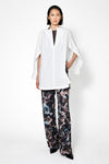 Slit Skipper Cotton Shirt