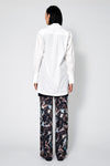 Slit Skipper Cotton Shirt