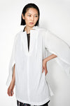 Slit Skipper Cotton Shirt