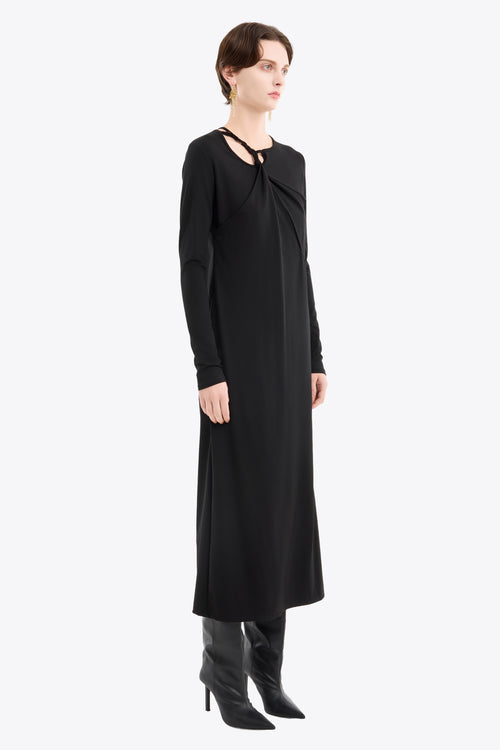 Twist Jersey Dress