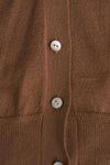 Applique Cotton Blended Cardigan