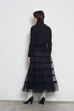 Ribbon Tulle Polyester Skirt