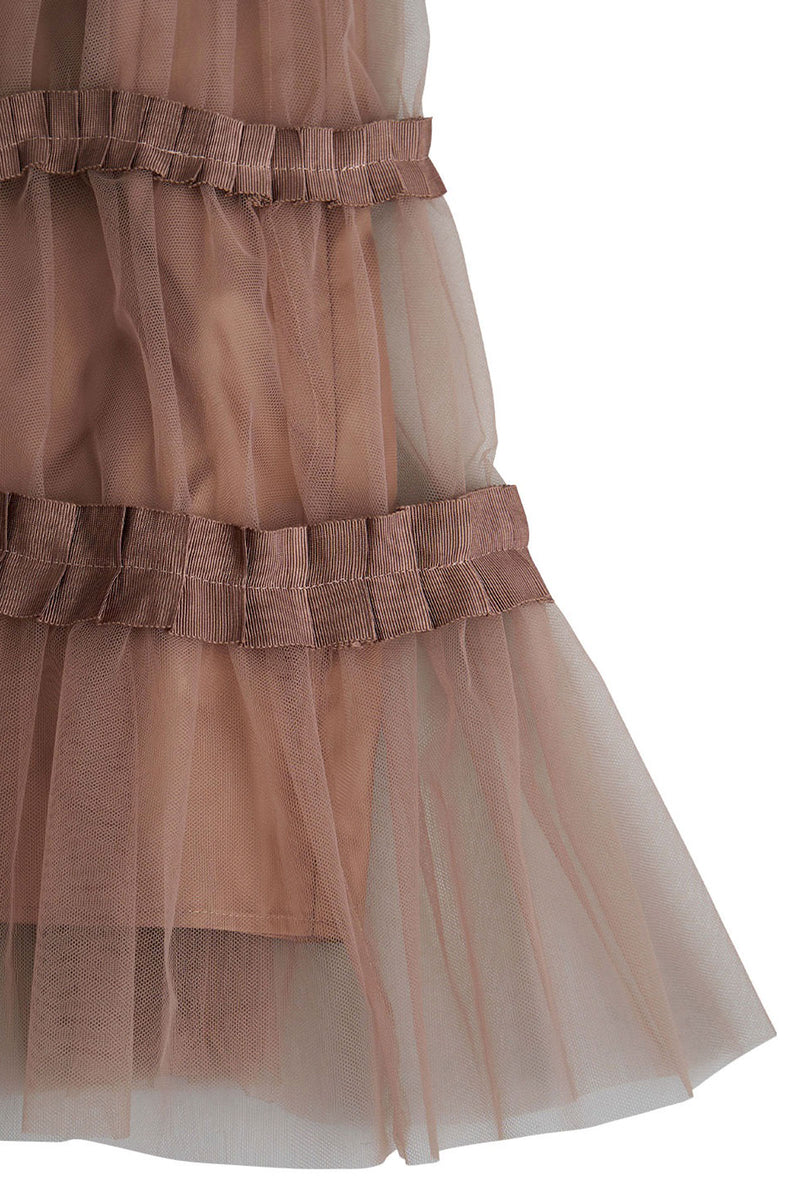 Ribbon Tulle Polyester Skirt