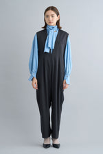 Polyester-Blended Satin Overall