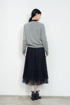 Lace Pleated Skirt