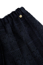 Lace Pleated Skirt