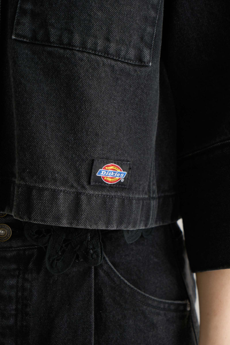 x DICKIES Lace Collar Denim Jacket