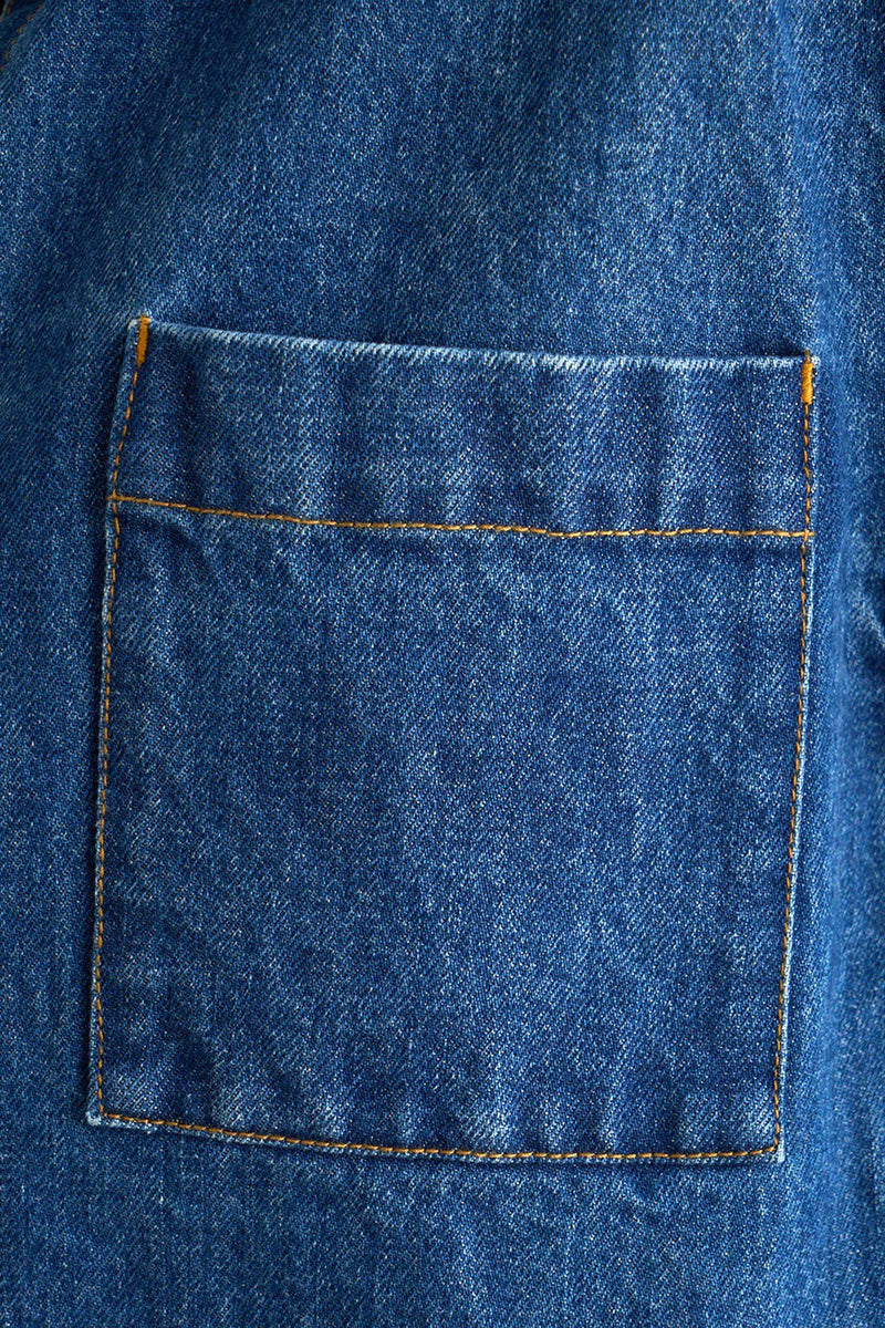 x DICKIES Lace Collar Denim Jacket