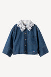 x DICKIES Lace Collar Denim Jacket