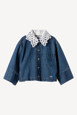 x DICKIES Lace Collar Denim Jacket