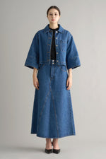 x DICKIES Lace Collar Denim Jacket