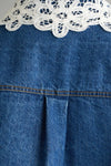 x DICKIES Lace Collar Denim Jacket