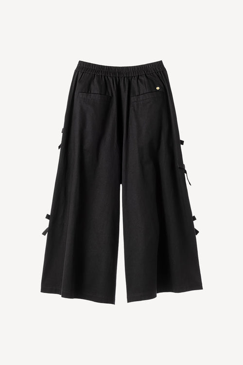 Ribbon Denim Trousers