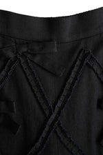 Ribbon Denim Trousers