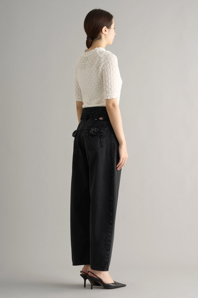 x DICKIES Lace & Denim Pants