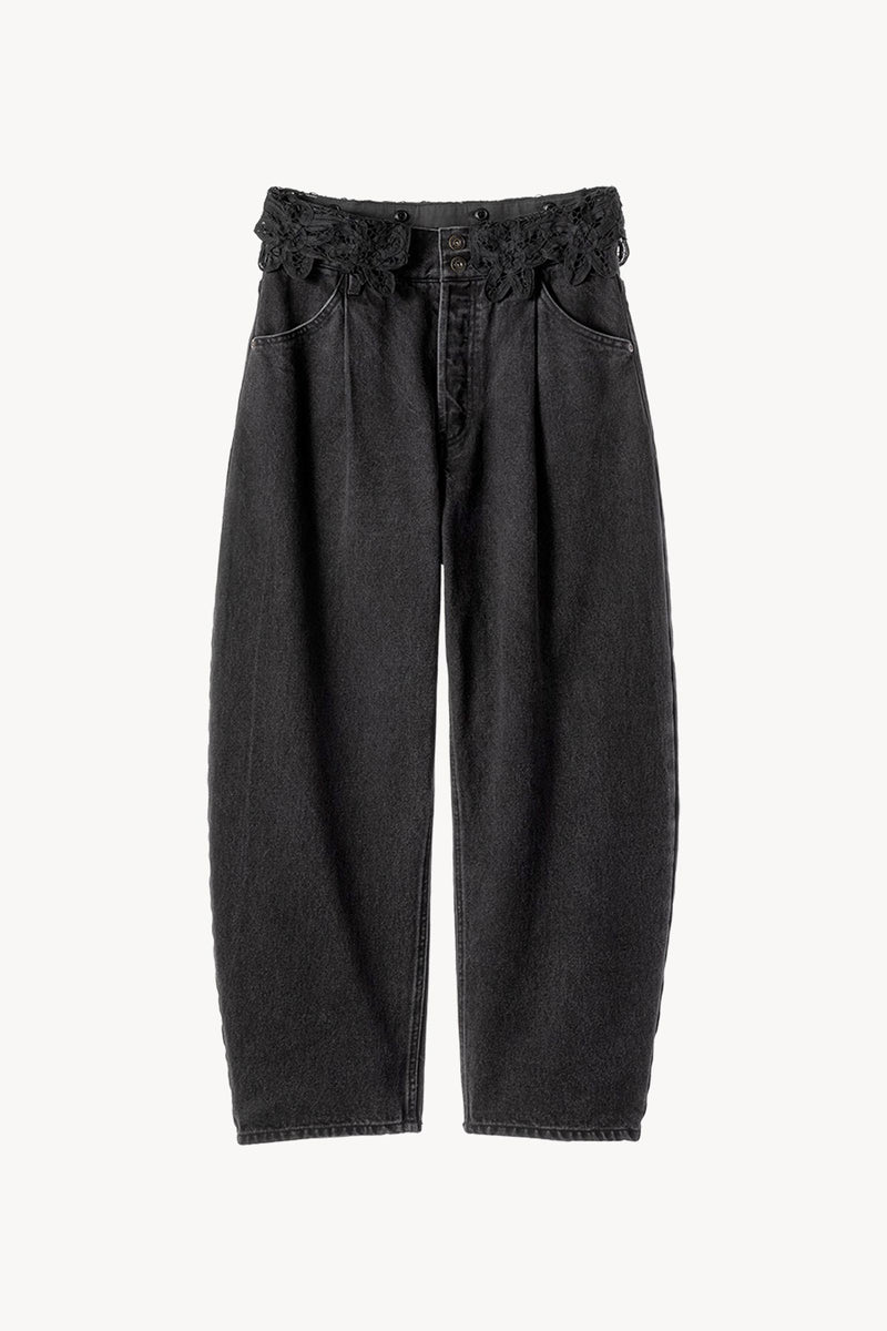 x DICKIES Lace & Denim Pants