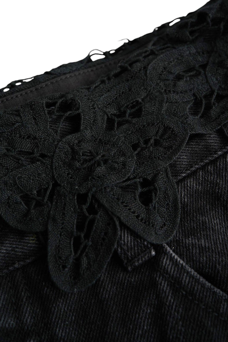 x DICKIES Lace & Denim Pants
