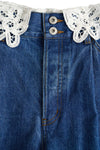 x DICKIES Lace & Denim Pants