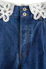 x DICKIES Lace & Denim Pants