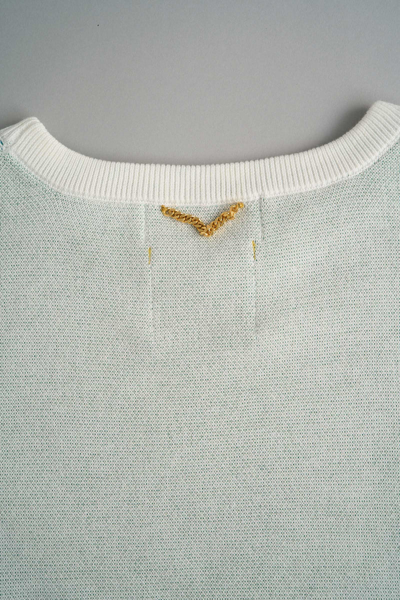 Swan Cotton Knit Vest