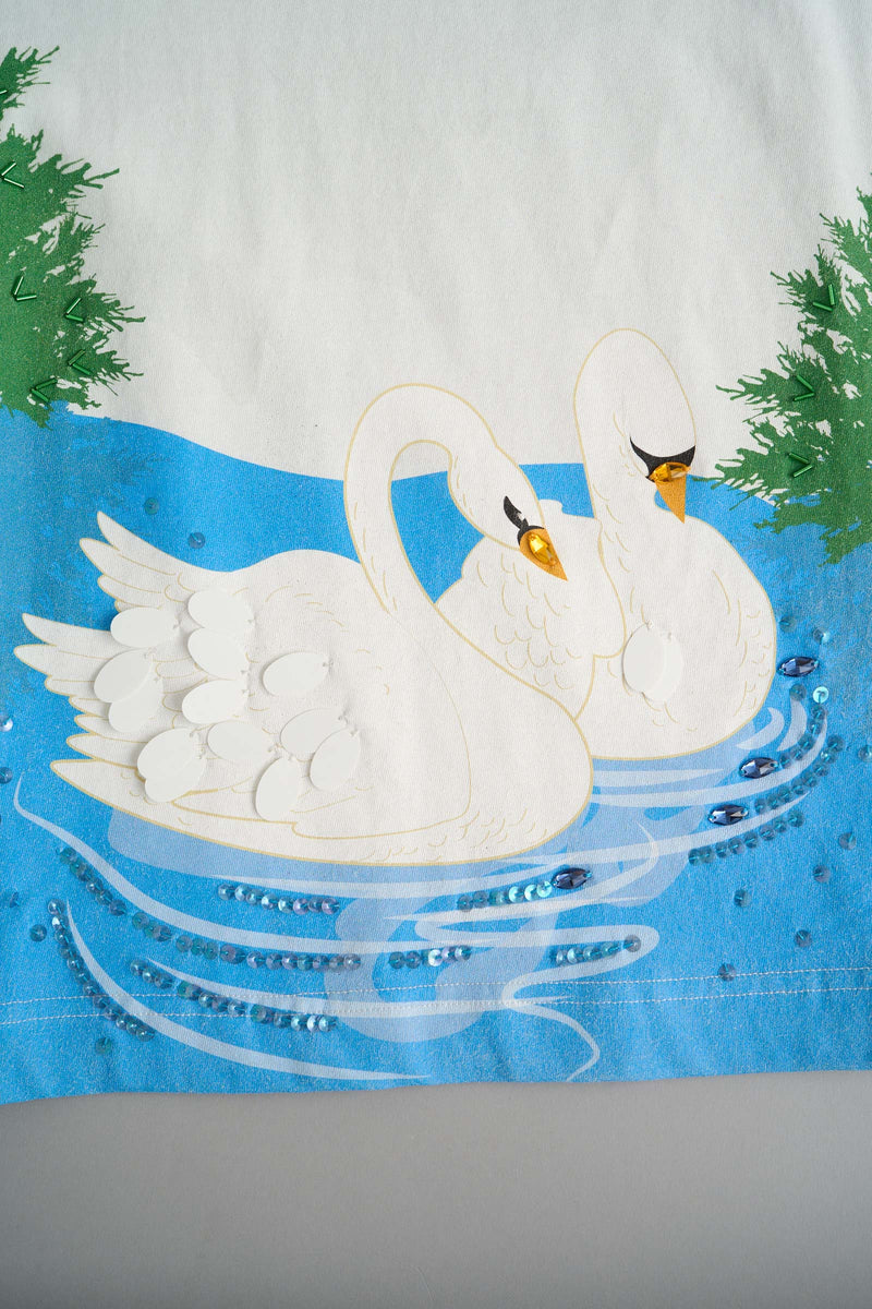 Swan Cotton T-Shirt
