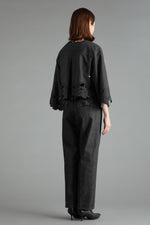 Cotton and Linen Lace Blouse