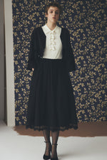 Cotton and Linen Lace Blouse