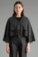 Cotton and Linen Lace Blouse