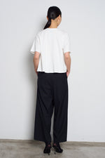Beaded Wool-Blended Trousers