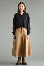 Ribbon Chino Skirt