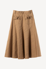 Ribbon Chino Skirt
