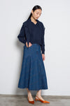 Embroidery Cotton Pullover with Scarf