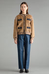 Fleece Panels Jersey Jacket