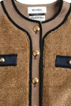 Fleece Panels Jersey Jacket