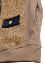Fleece Panels Jersey Jacket