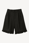 Gabardine Wool-Blended Tailored Shorts