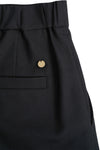 Gabardine Wool-Blended Tailored Shorts