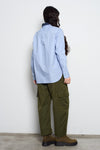 Ribbon Cotton Cargo Pants