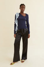 Adrienne Satin Trousers