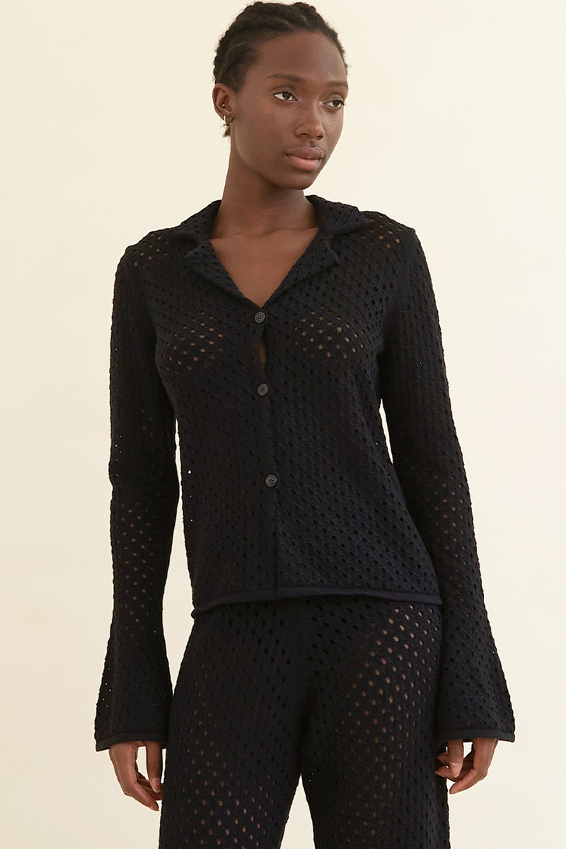 Bernadette Cotton Knit Shirt