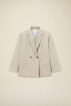 Wool-Blended Unstructured Jacket