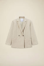 Wool-Blended Unstructured Jacket