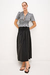 Alessa Cotton-Blended Maxi Skirt