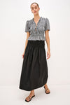 Alessa Cotton-Blended Maxi Skirt
