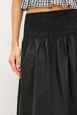 Alessa Cotton-Blended Maxi Skirt