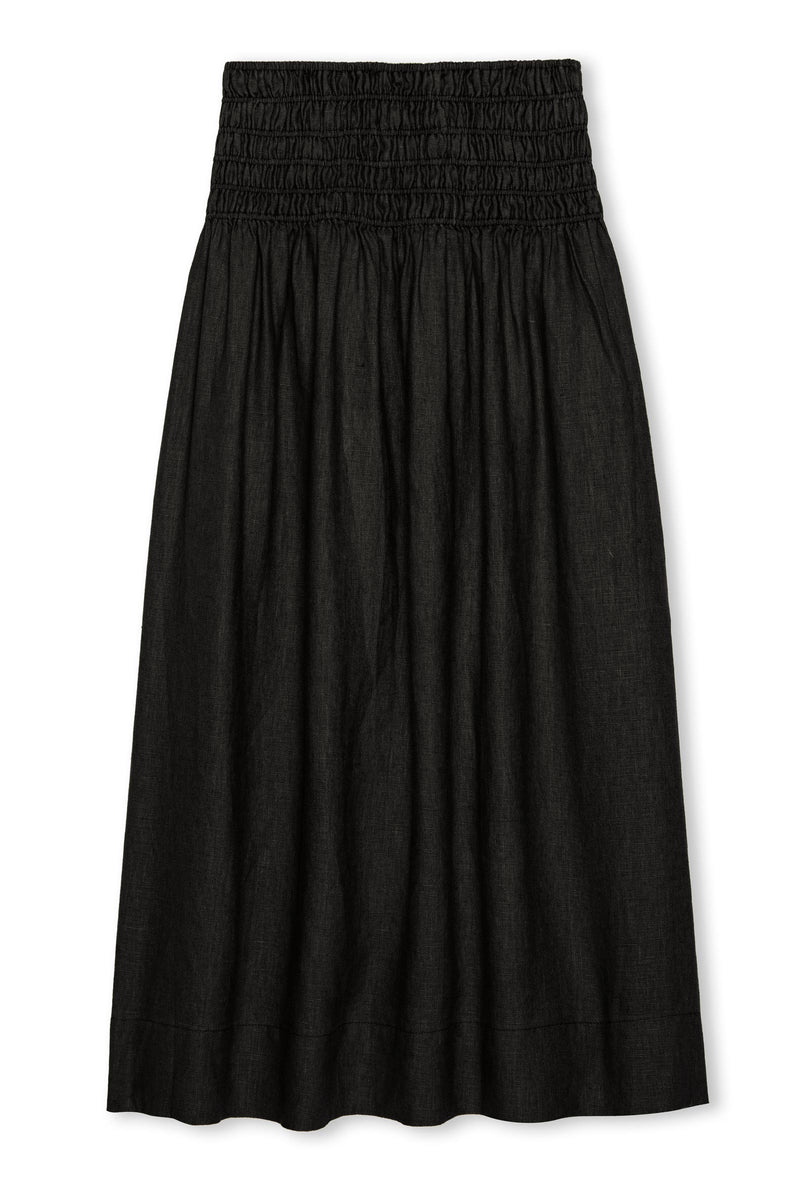Alessa Cotton-Blended Maxi Skirt