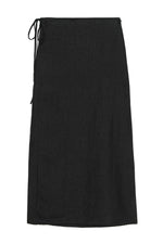 Carly Linen Wrap Skirt